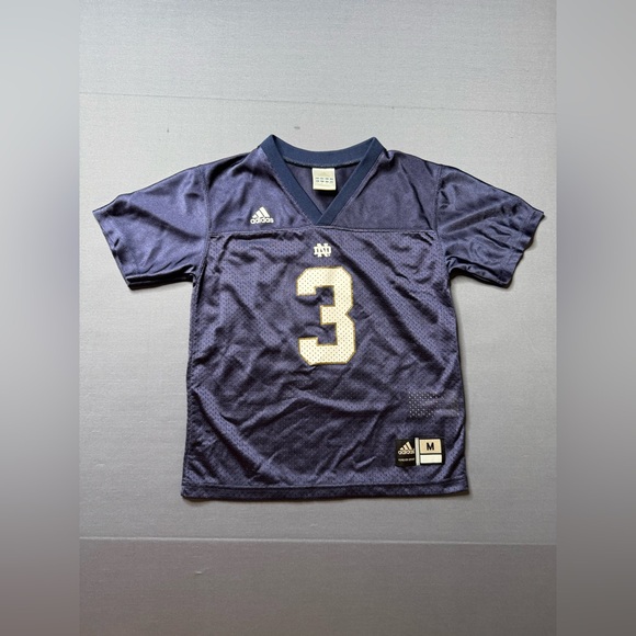 Vintage y2k adidas Jersey notre dame #3 size Medium - Picture 1 of 4